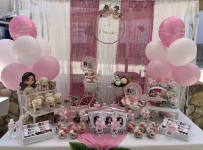 mesa de chuches niña