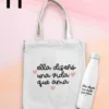 Tote bags y botella