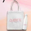 Tote bags y botella