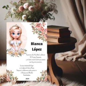 Invitación de Comunión descargable