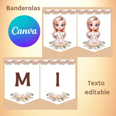 Banderolas de Comunión descargable