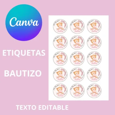 Etiquetas redondas 5 cm