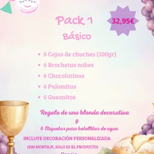 Pack de chuches básico para mesa dulce | Tu Kit de Fiesta