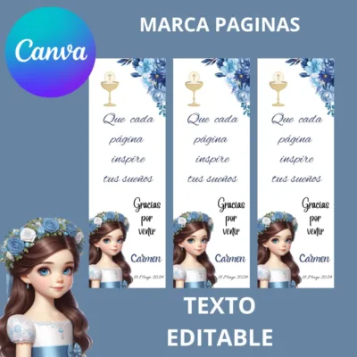 Marcapágina editable