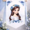 banderola muñeca Banderola tono Azul