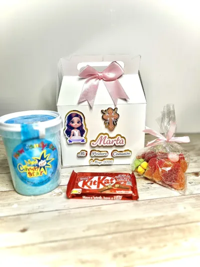 Caja de Chuches Personalizada para Primera Comunión