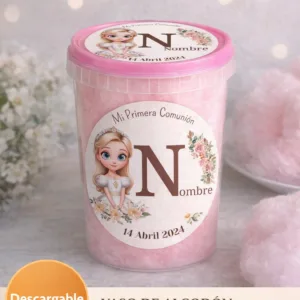 Etiquetas redondas de 8 cm descargable