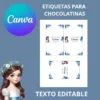 Etiquetas chocolatinas descargables