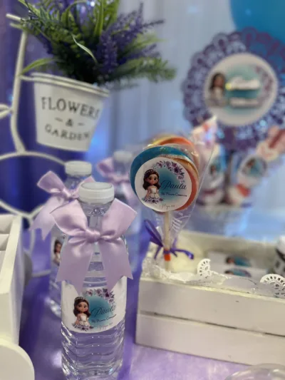 Etiquetas para botellas de agua