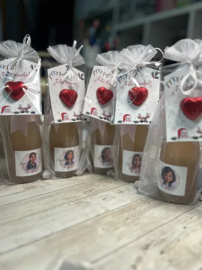 Mini botellas de champagne personalizadas