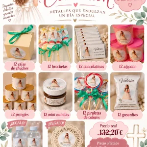 Pack Estrella de chuches Comunión personalizado