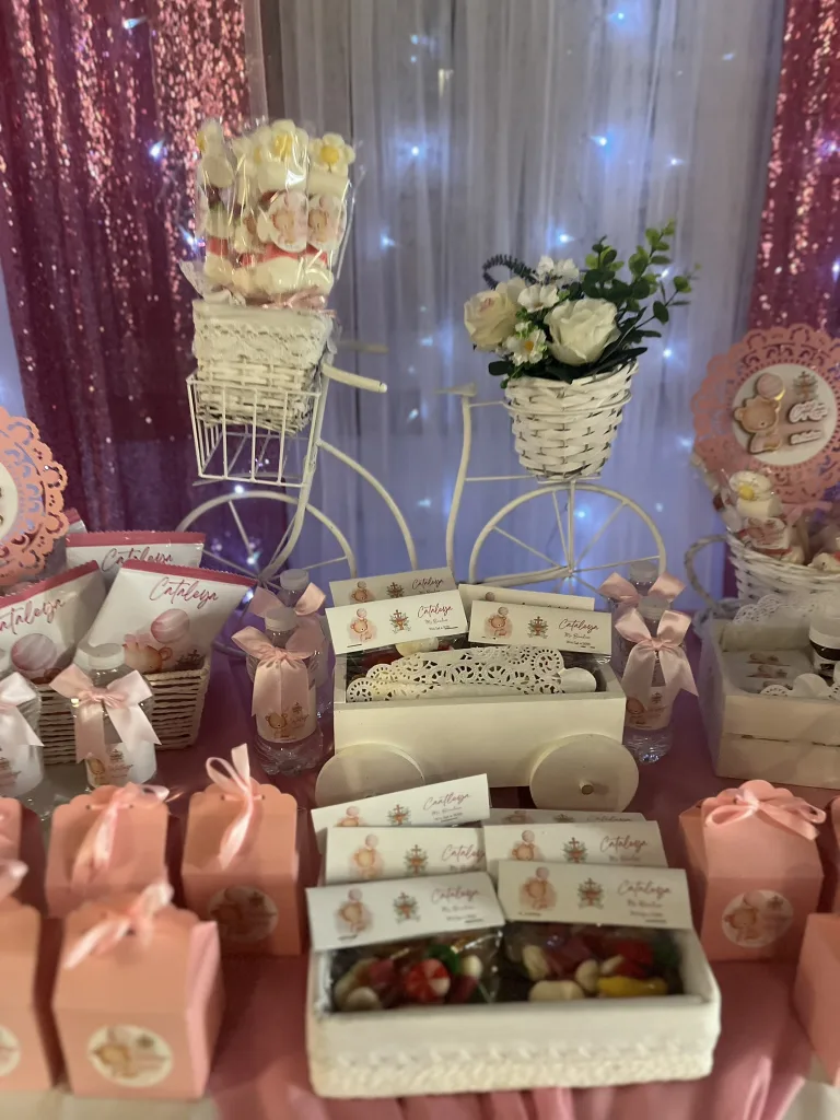 decoración mesa de chuches