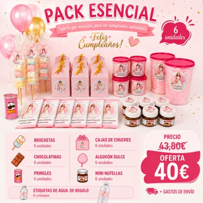 Pack Esencial para Cumpleaños Personalizado